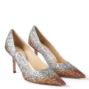 NIB Jimmy Choo Love 85 Pumps in Orange Size 10W (40)